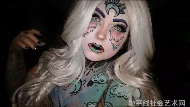淄博人体陶艺彩绘展_淄博人体陶艺彩绘大图_人体彩绘